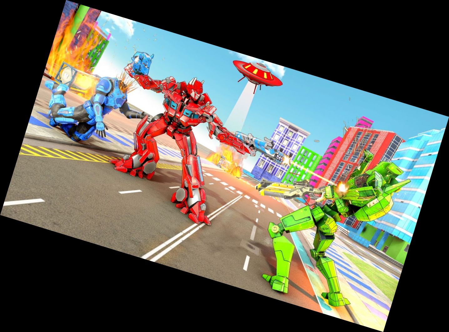 Transforming Robot Car Game