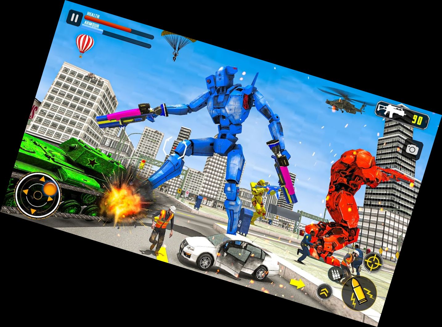 Roboter-Verwandlungs-Auto-Spiel