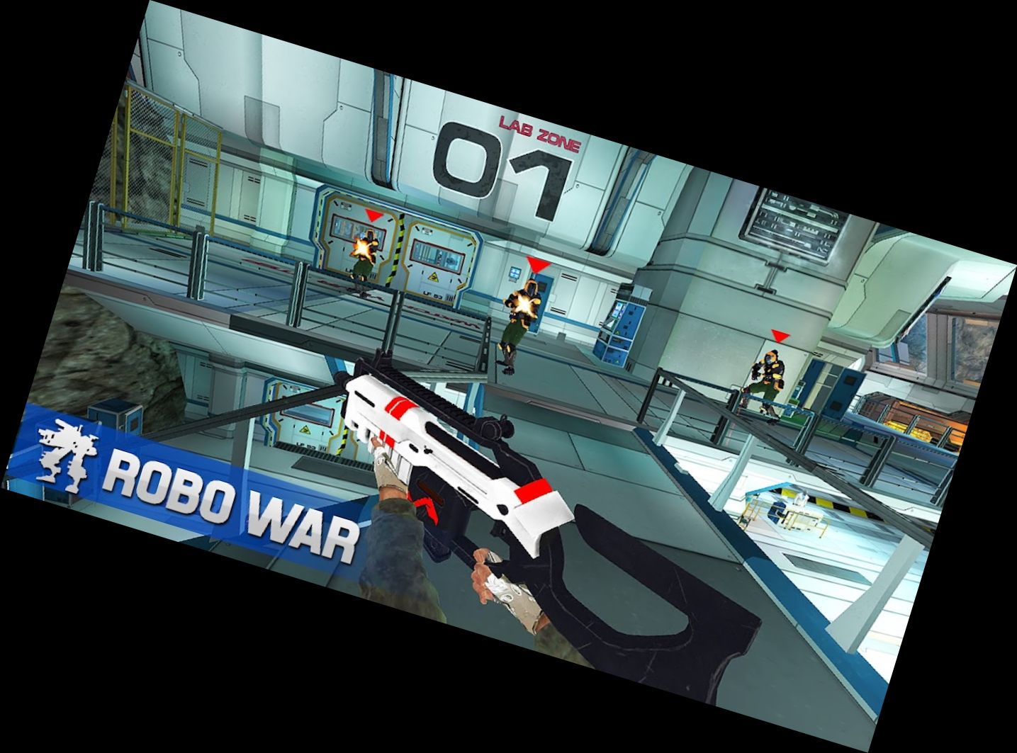 Roboter Gewehr Schießspiele Krieg