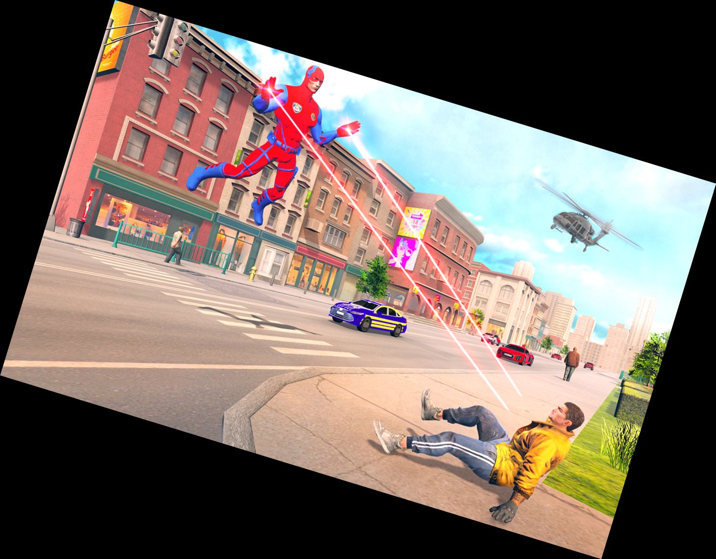 Spider Hero Captain: City Rescue Games