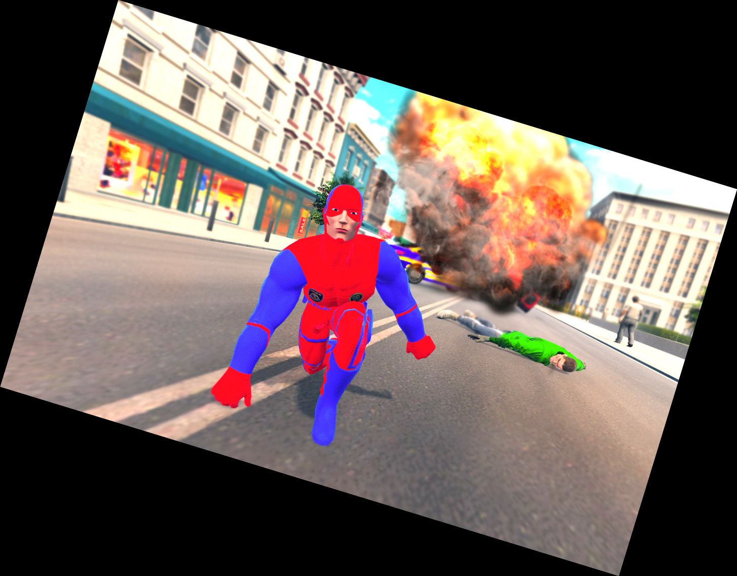 Spider Hero Captain: City Rescue Games