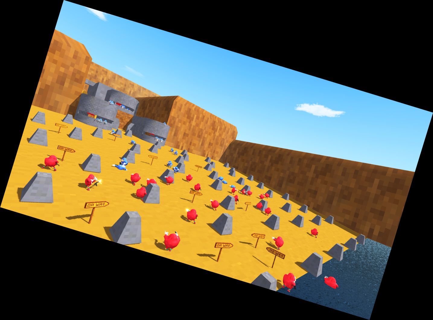 Угандийские Кнаклз и Чунгус: Битва