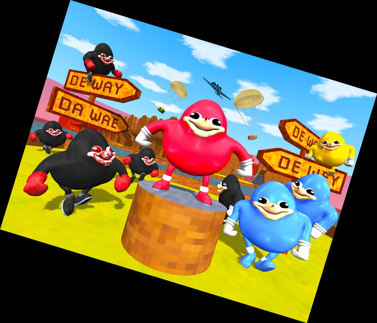 Угандийские Кнаклз и Чунгус: Битва