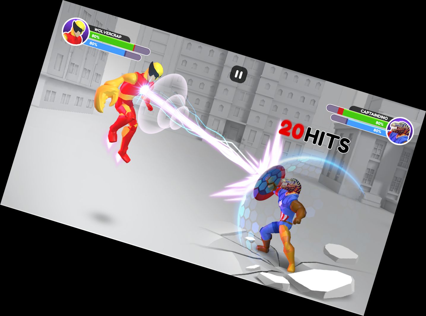 Fusion Superheld: Kampf