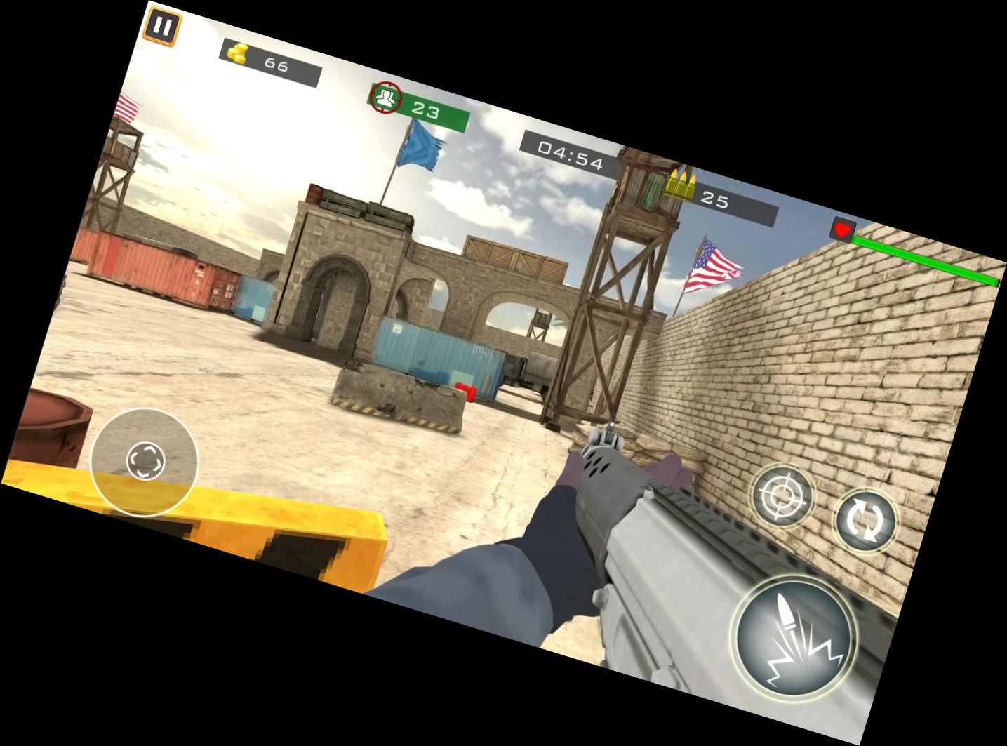 Gegen-Terrorist: Waffenschießen