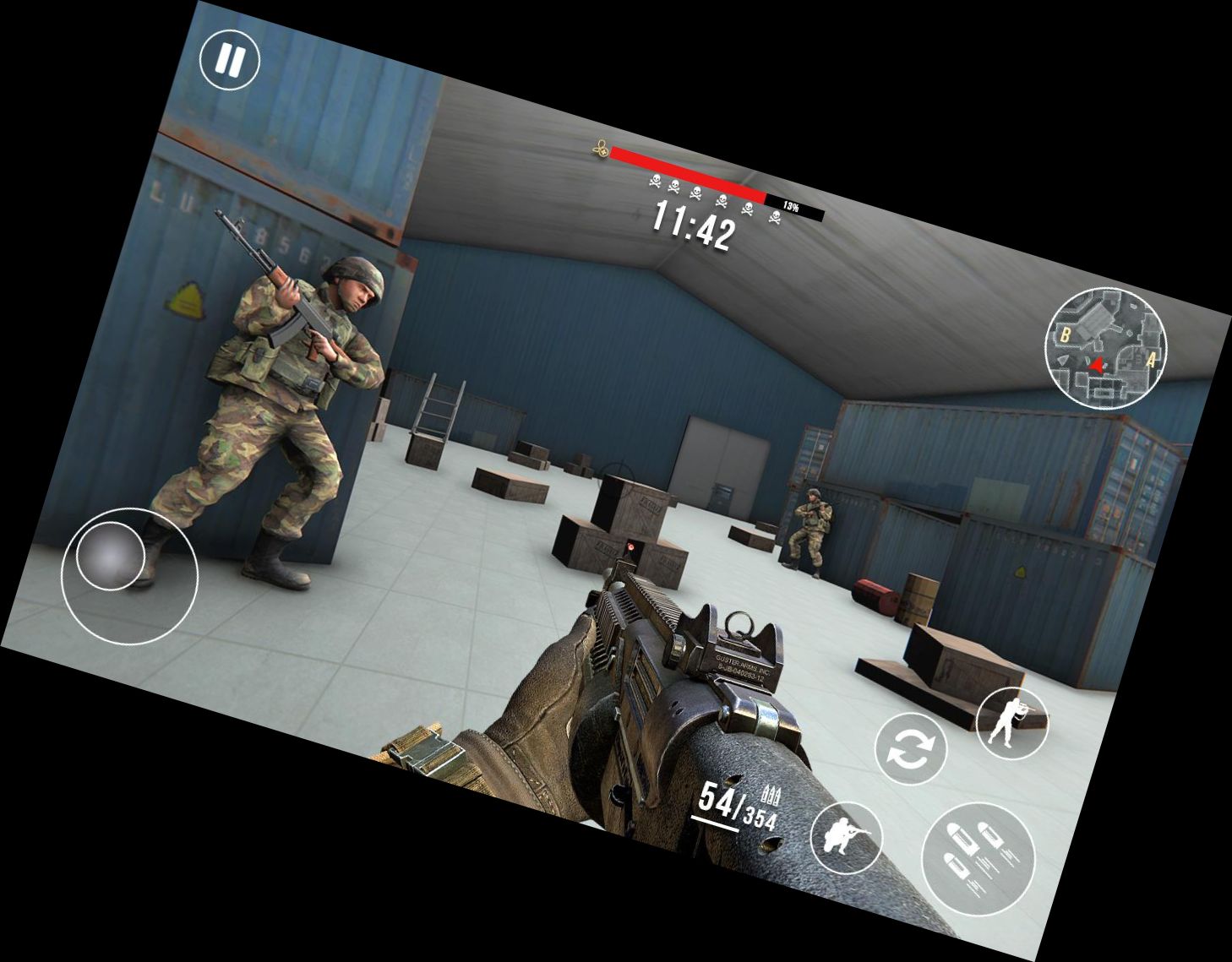 Боевой Пистолет Битва: У