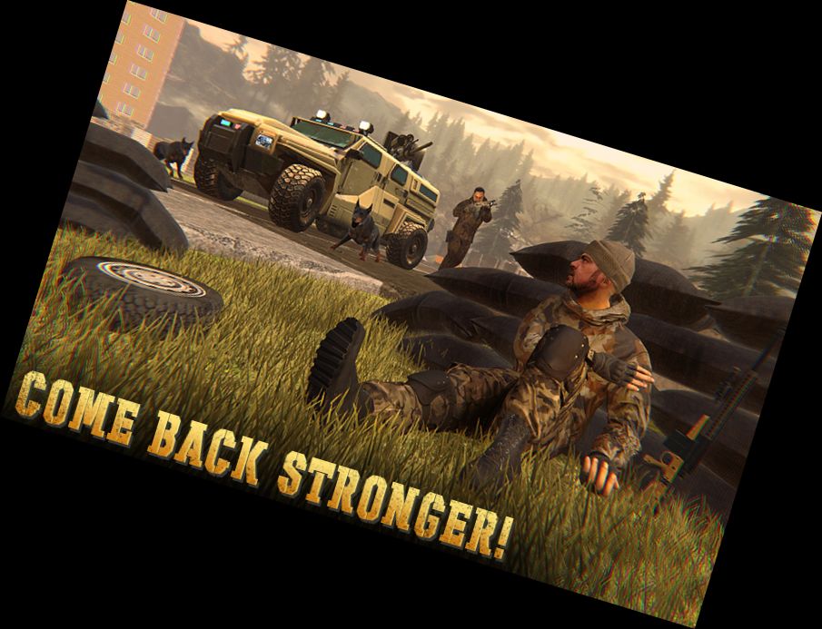 Moderne Ego-Shooter Militärsch