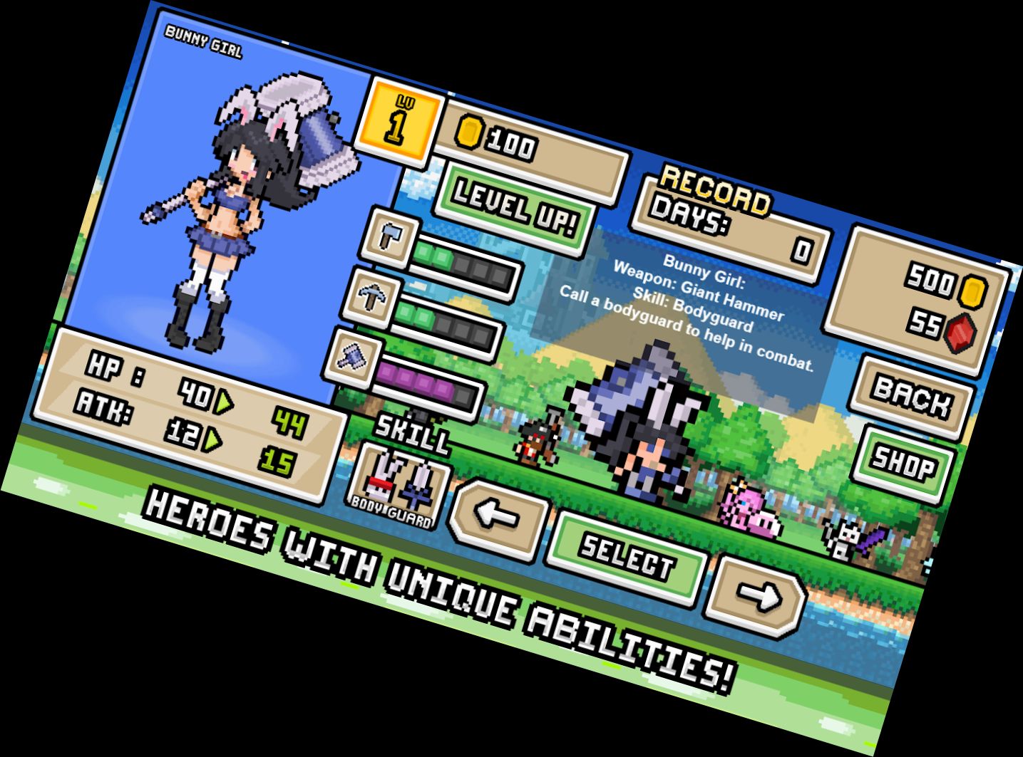 Ultra Pixel Überleben: RPG