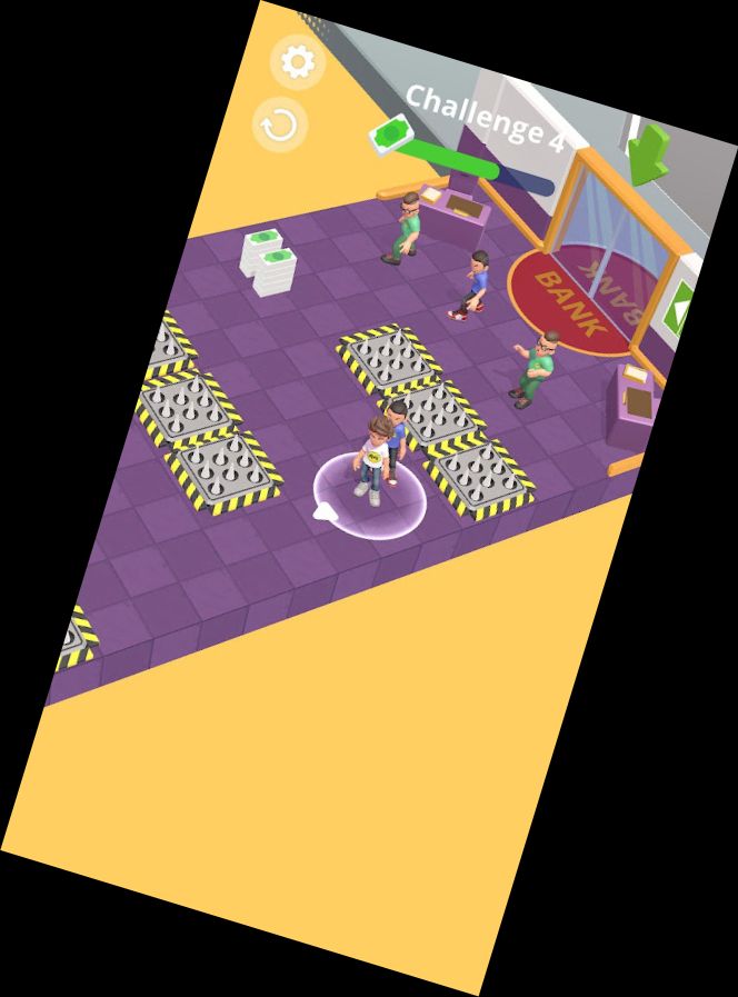 Raubzug-Herausforderung – greife