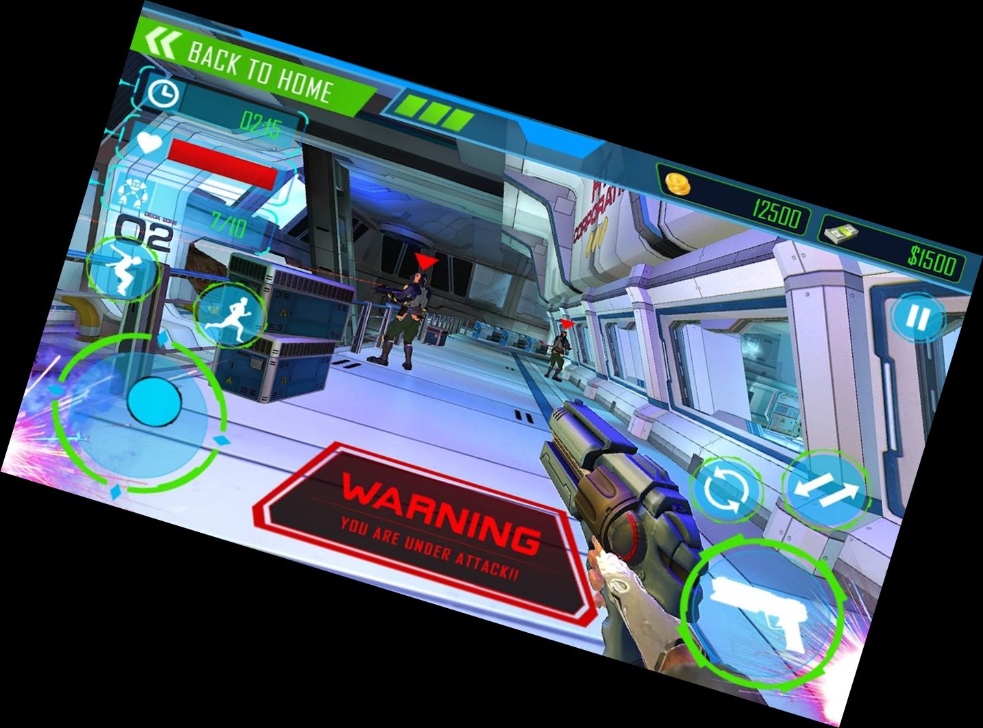 Roboter Gewehr Schießspiele Krieg