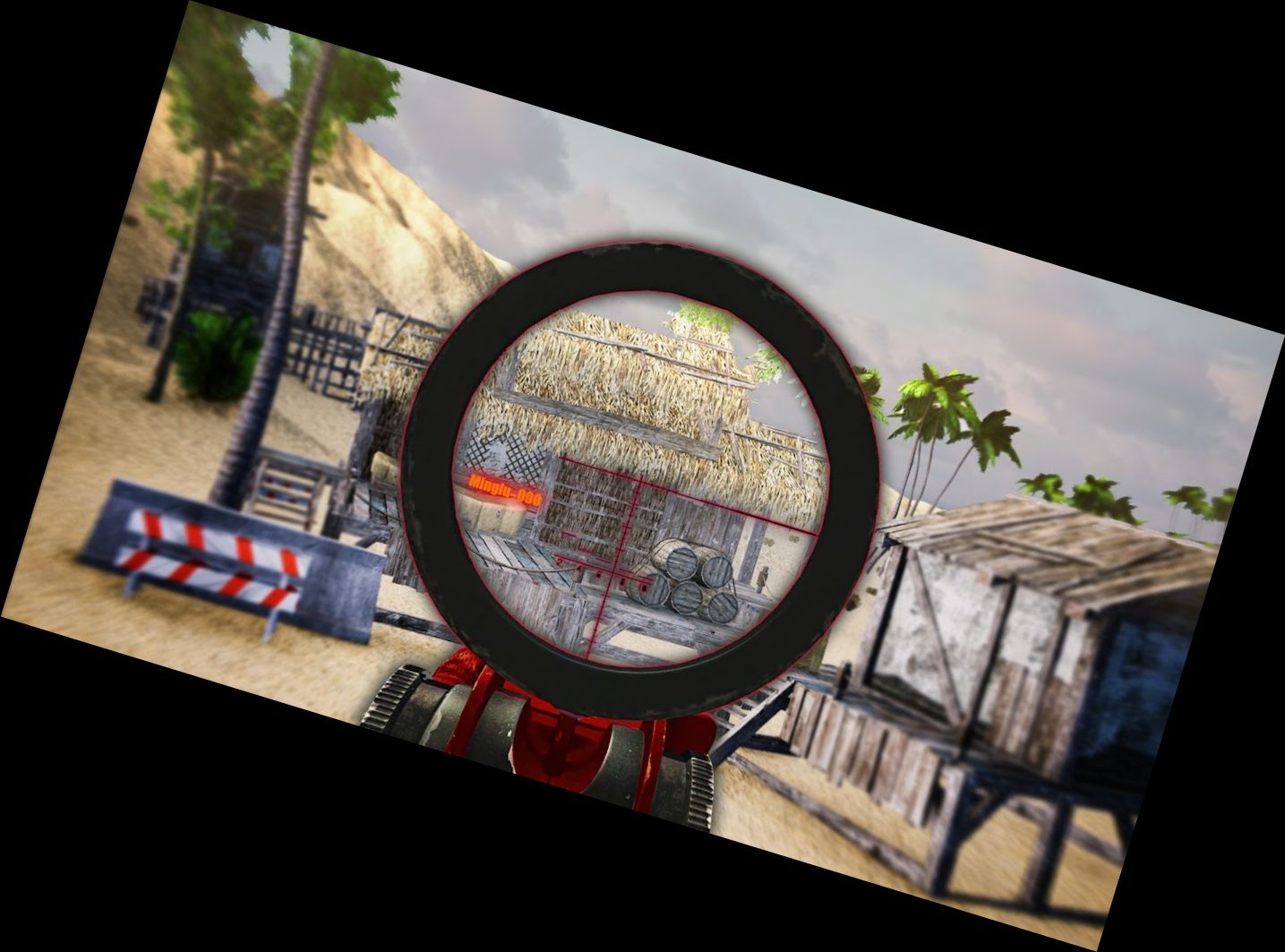 Francotirador Asesino 3D Arma