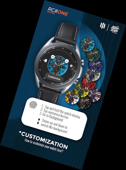 S4U RC ONE - Ретро годинник екран