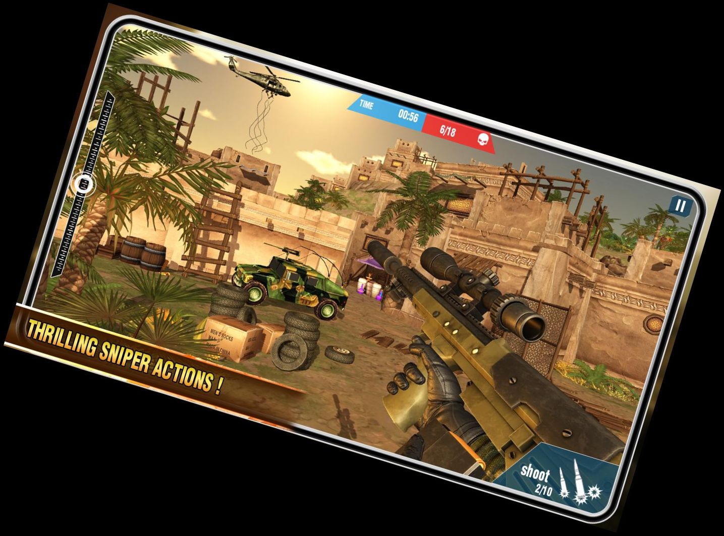 Военный Снайперский Стрелок