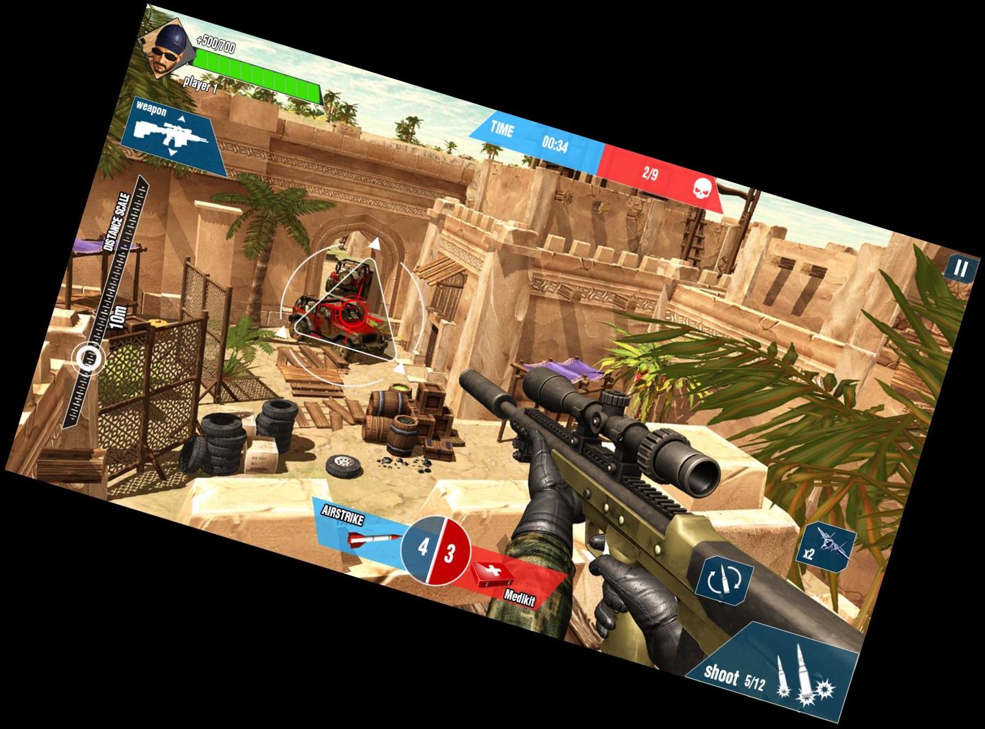 Военный Снайперский Стрелок