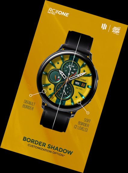 S4U RC ONE - Ретро годинник екран