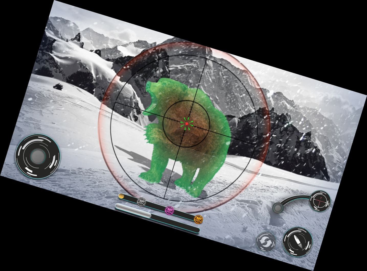 Juego de Cocodrilo-Cazador Salvaje