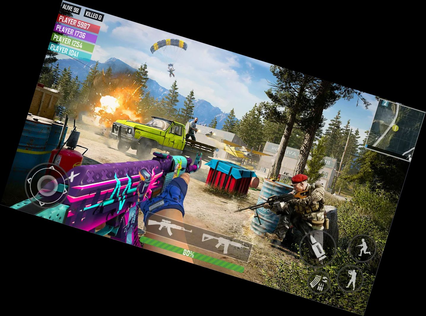 Waffen Spiele 3D Offline Schießen