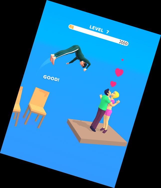 Heimflip: Verrückter Sprung