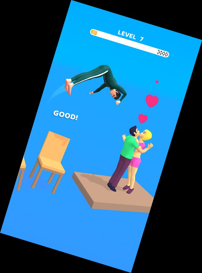 Heimflip: Verrückter Sprung