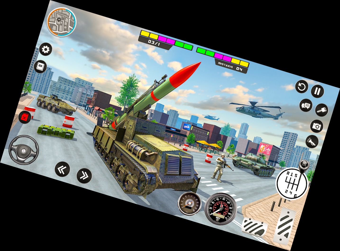 Missile Strike 3D: Rocket Blitz Assault Vehicle