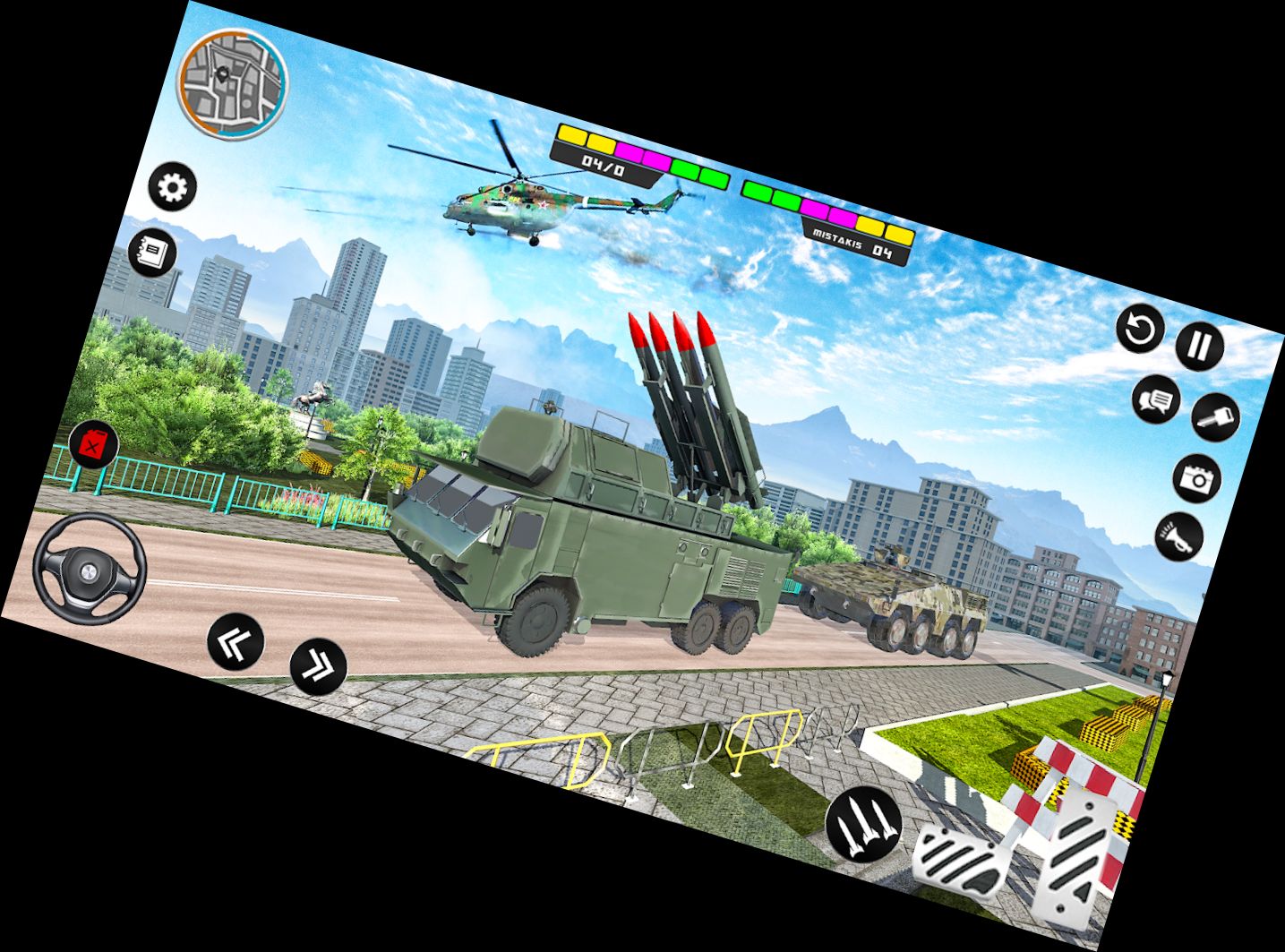 Raketenangriff Missile LKW 3D