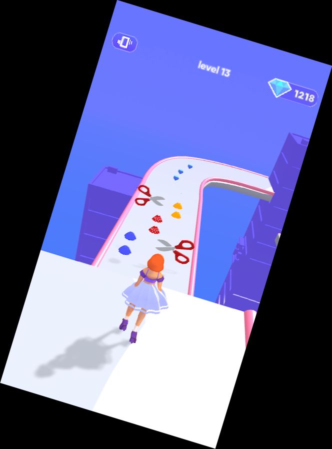 Schwebender Rock: stapeln & aufstylen