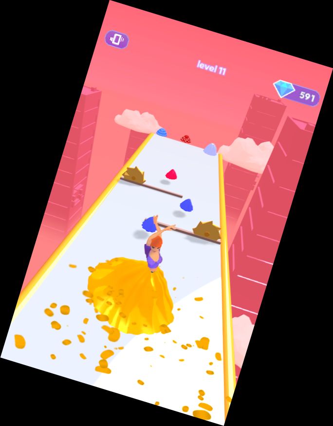 Schwebender Rock: stapeln & aufstylen