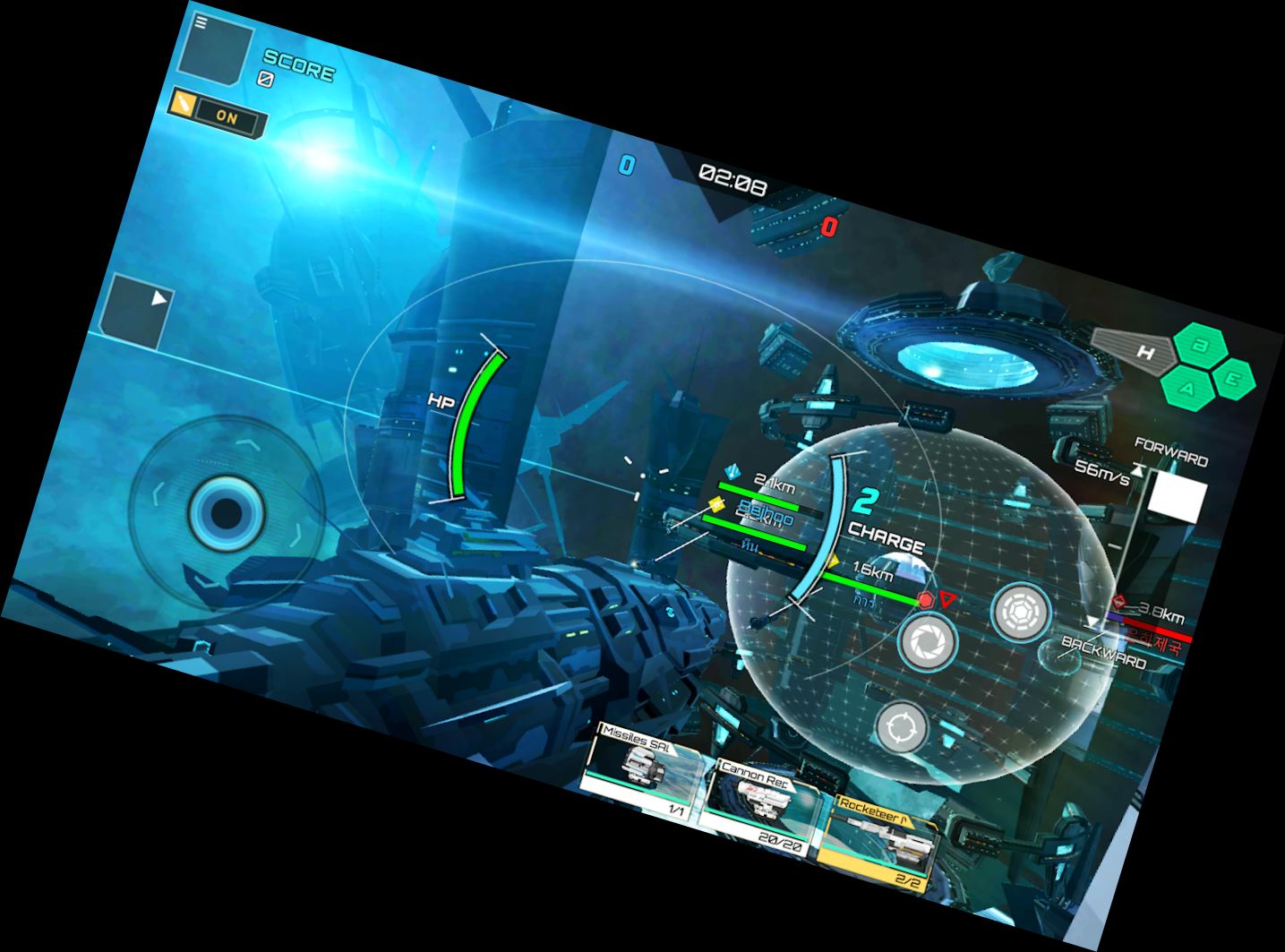 Eisen Raum: Echtzeit Raumschiff