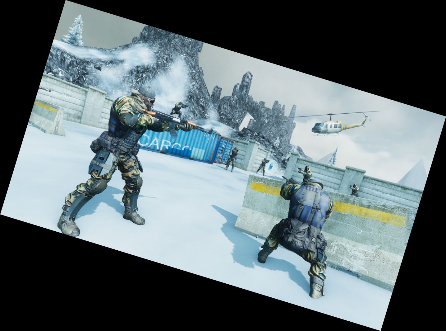 Disparo Militar Moderno de Guerra