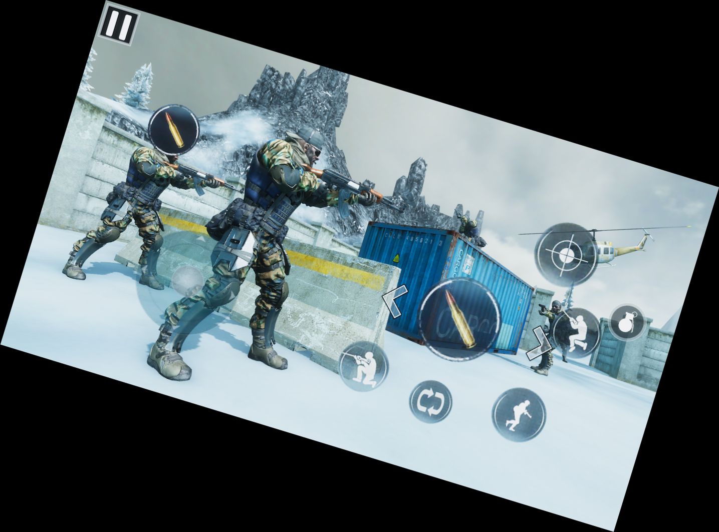 Moderne Militärschießerei Krieg