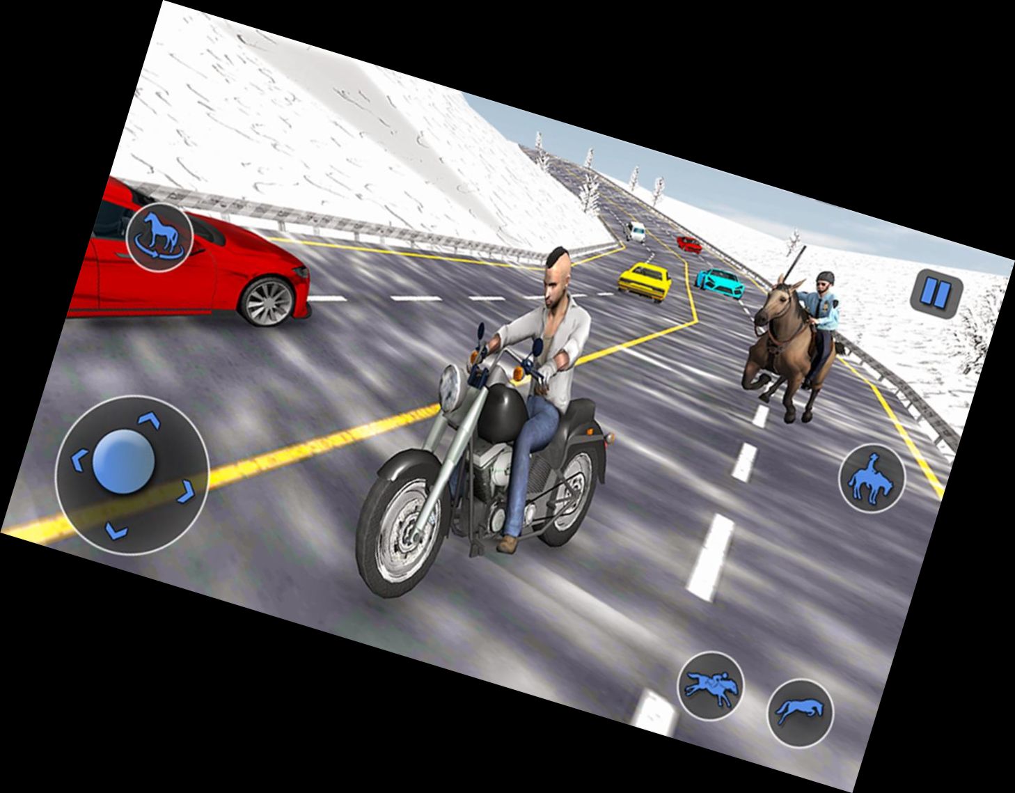 Кінь Верхів'я Поліцейський Переслід