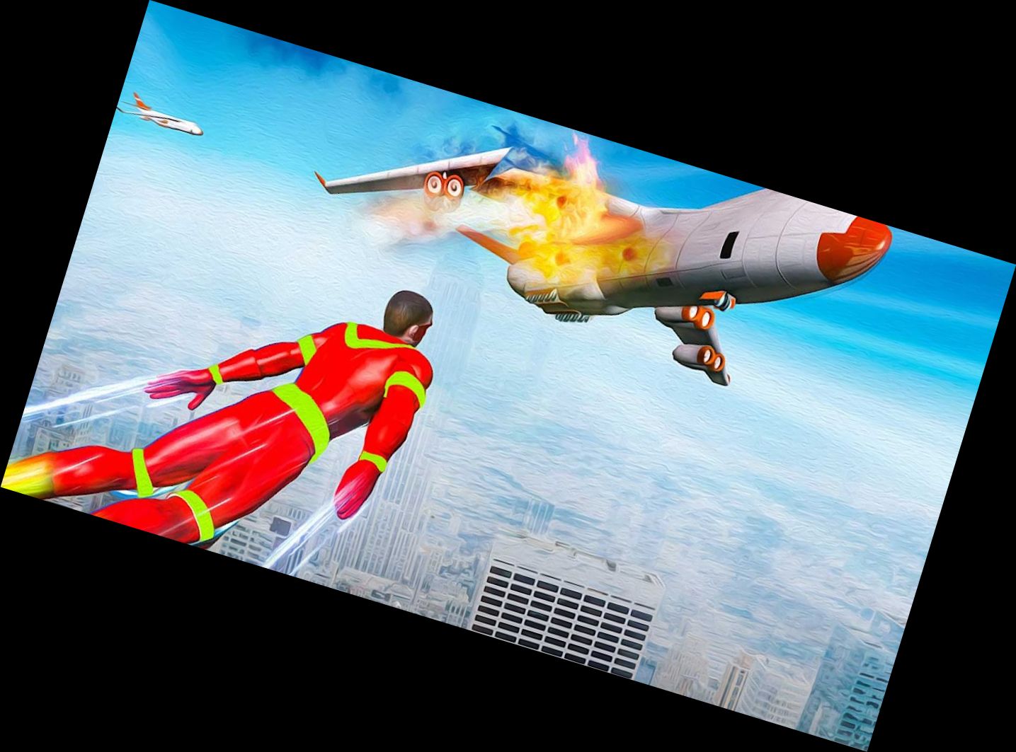 Fliegende Roboter Spiele: Superheld