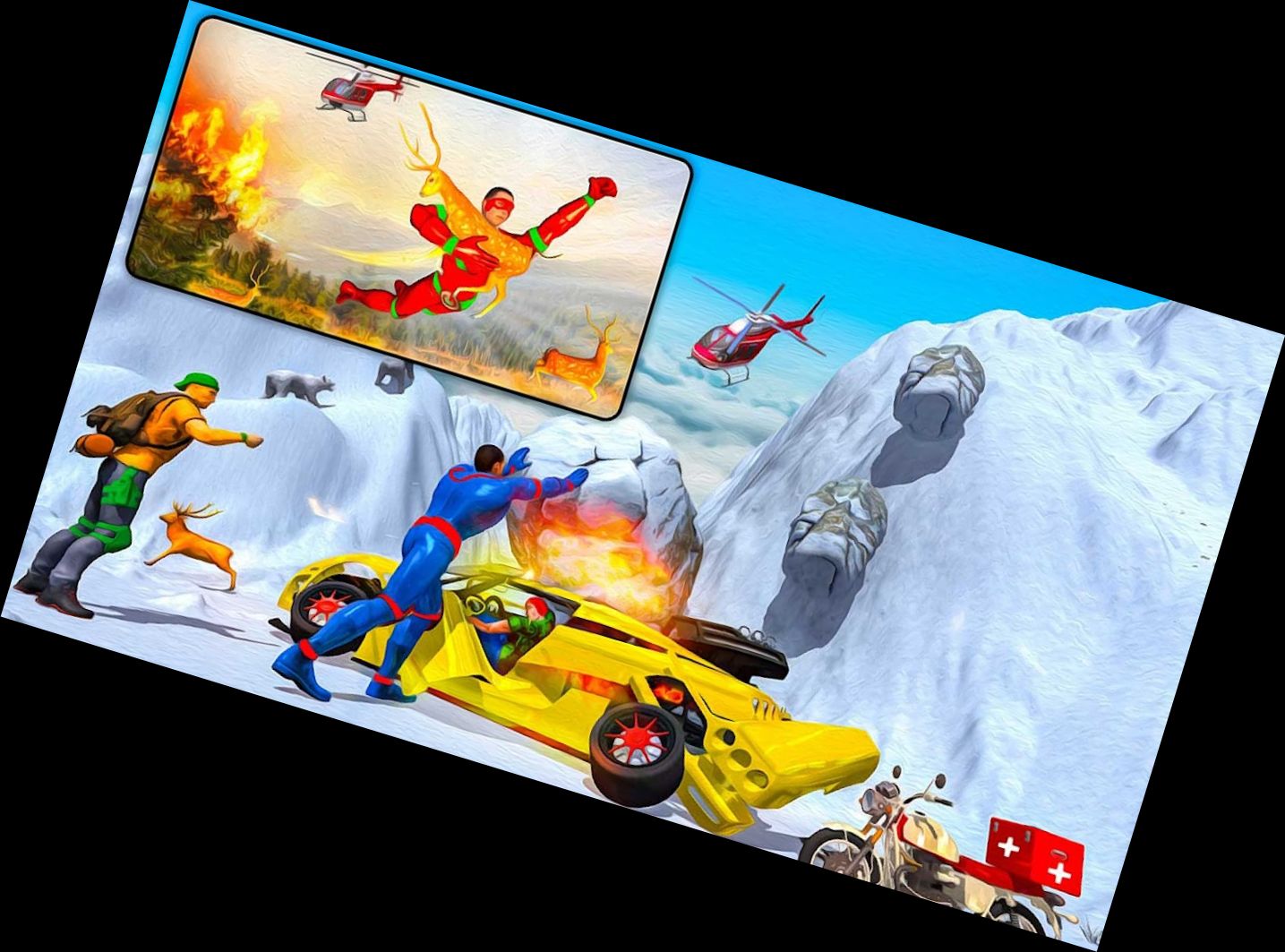 Fliegende Roboter Spiele: Superheld