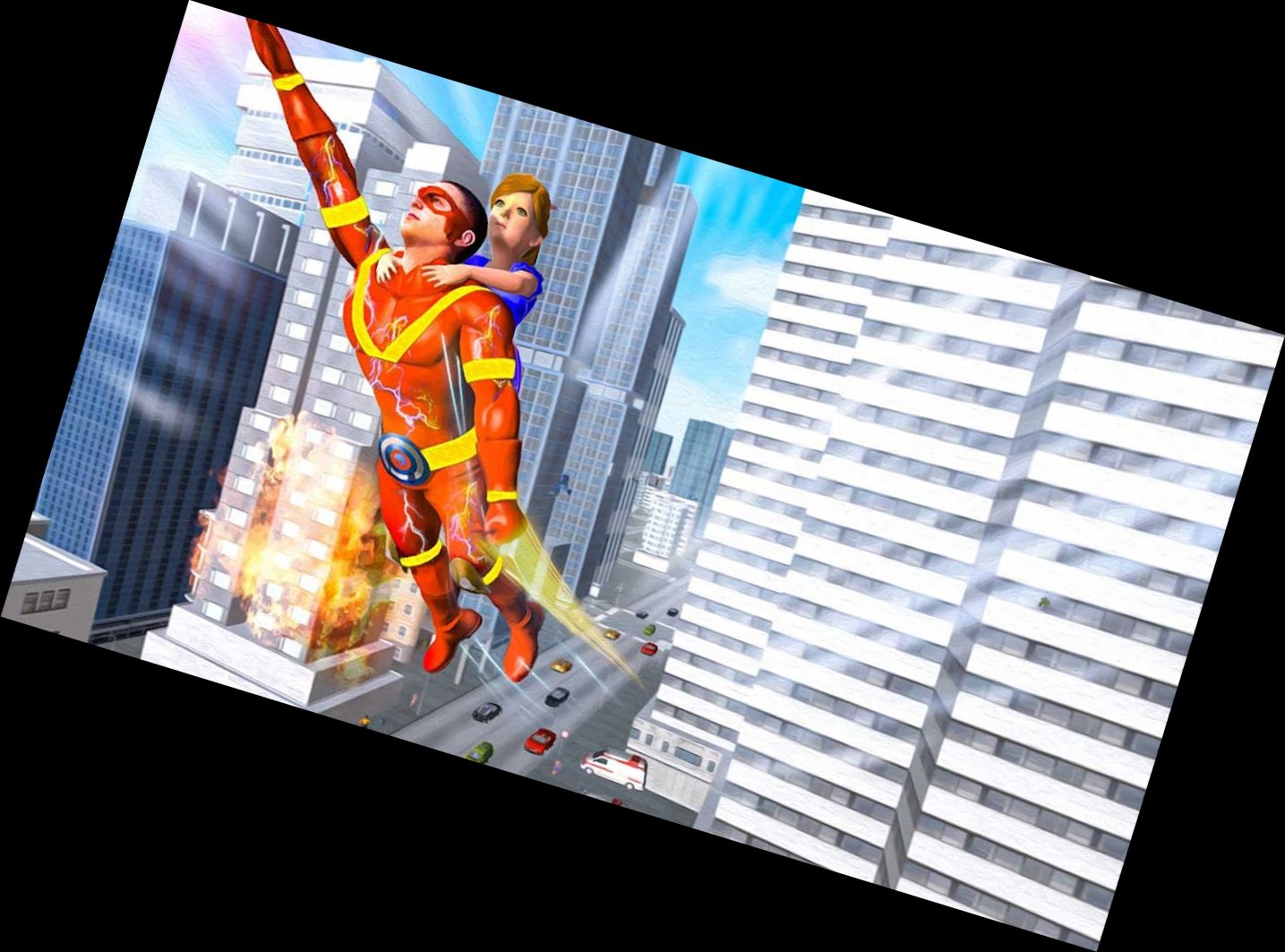 Fliegende Roboter Spiele: Superheld