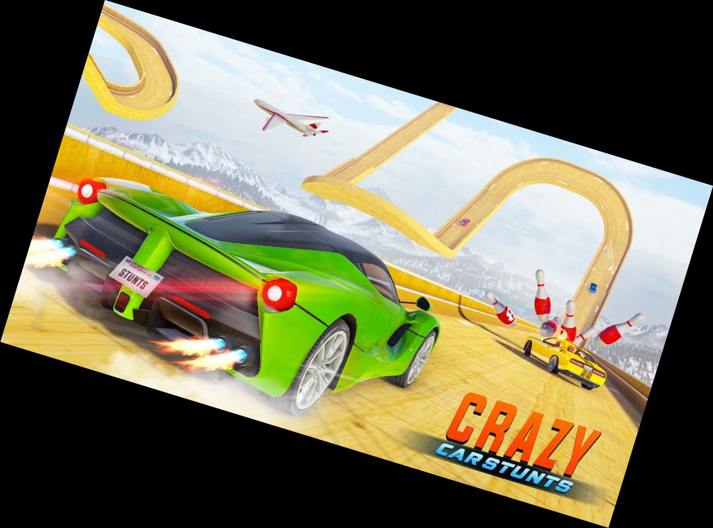 Verrückte Autostunts: Autospiele