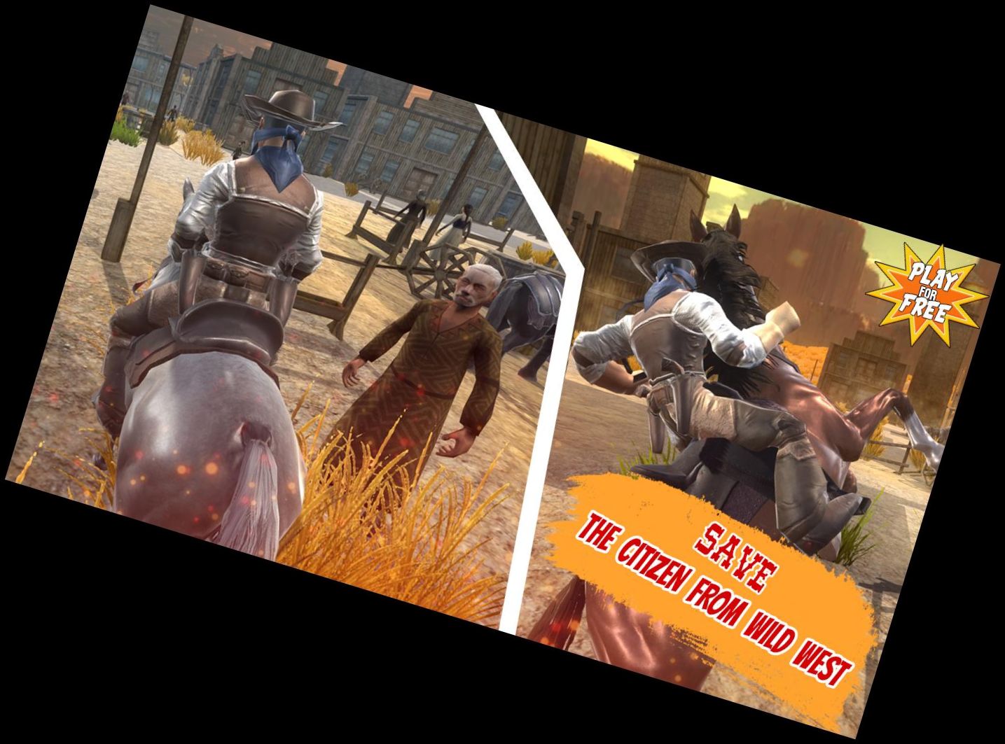 West Wild Gunfighter: Cowboy -> Wilder Westen