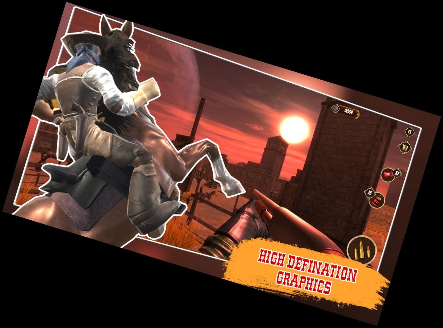 West Wild Gunfighter: Cowboy -> Wilder Westen