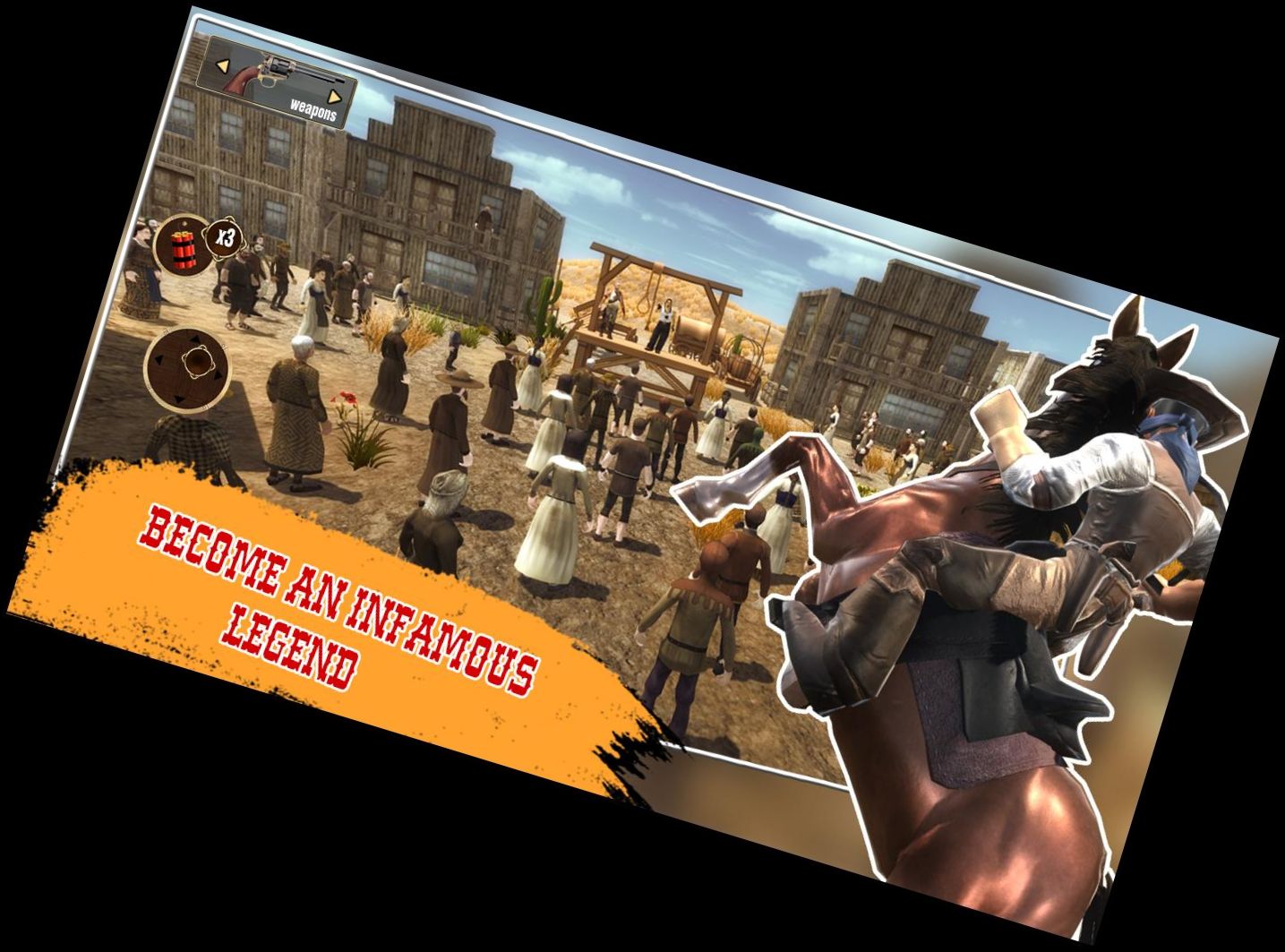 West Wild Gunfighter: Cowboy -> Wilder Westen