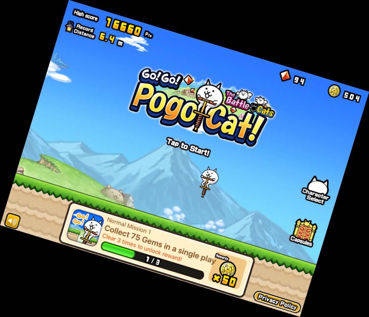 Jumping Pogo Kitty