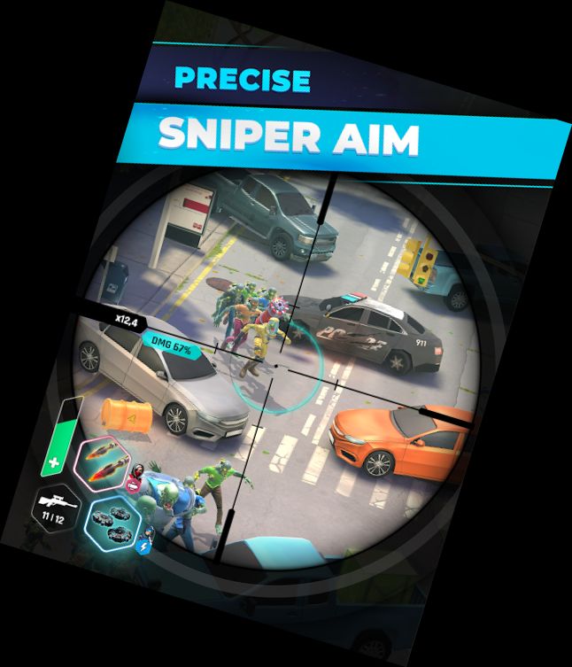 Зомбі Орда: Герої FPS та RPG