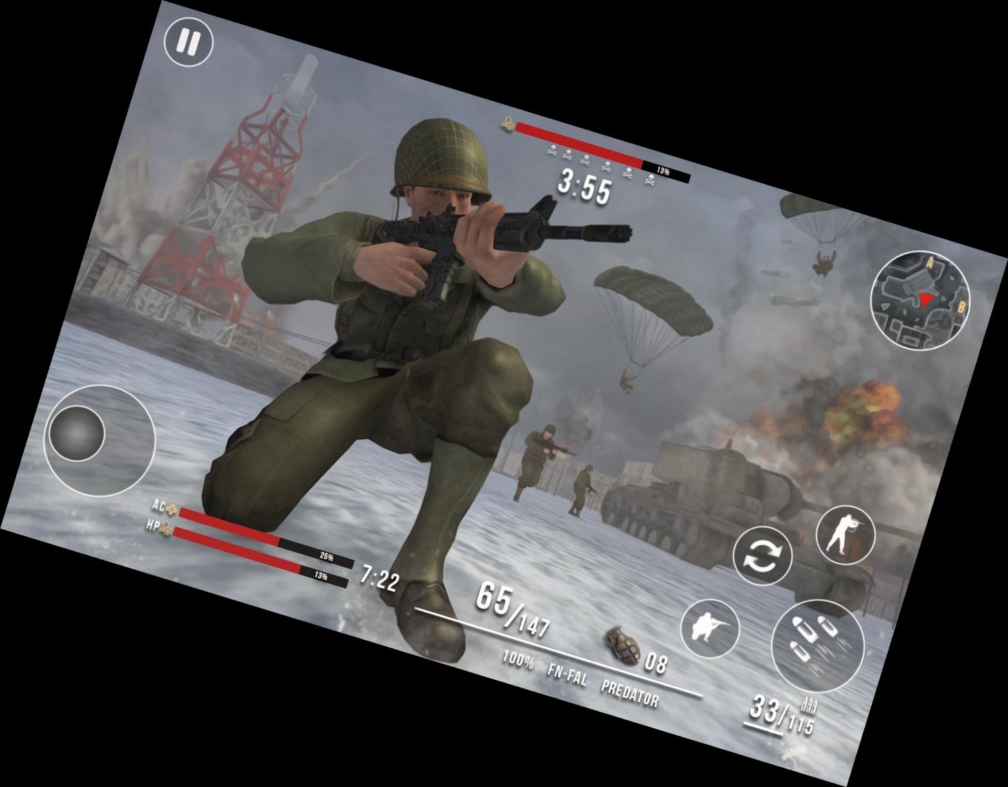 Juegos de Guerra Mundial Sin Conexión