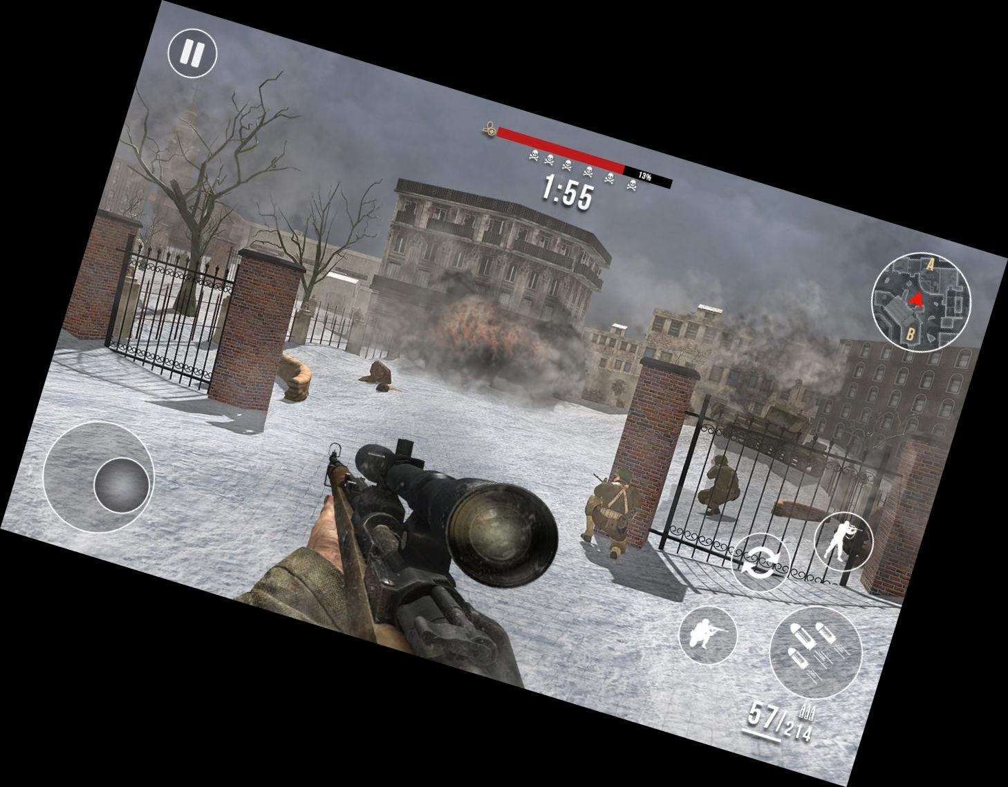 Juegos de Guerra Mundial Sin Conexión