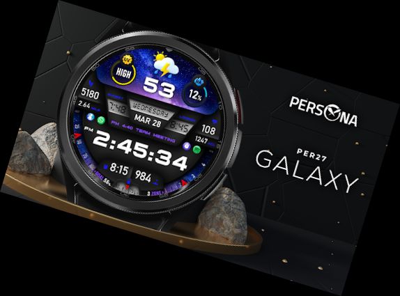 Digital WatchFace PER27 Galaxy