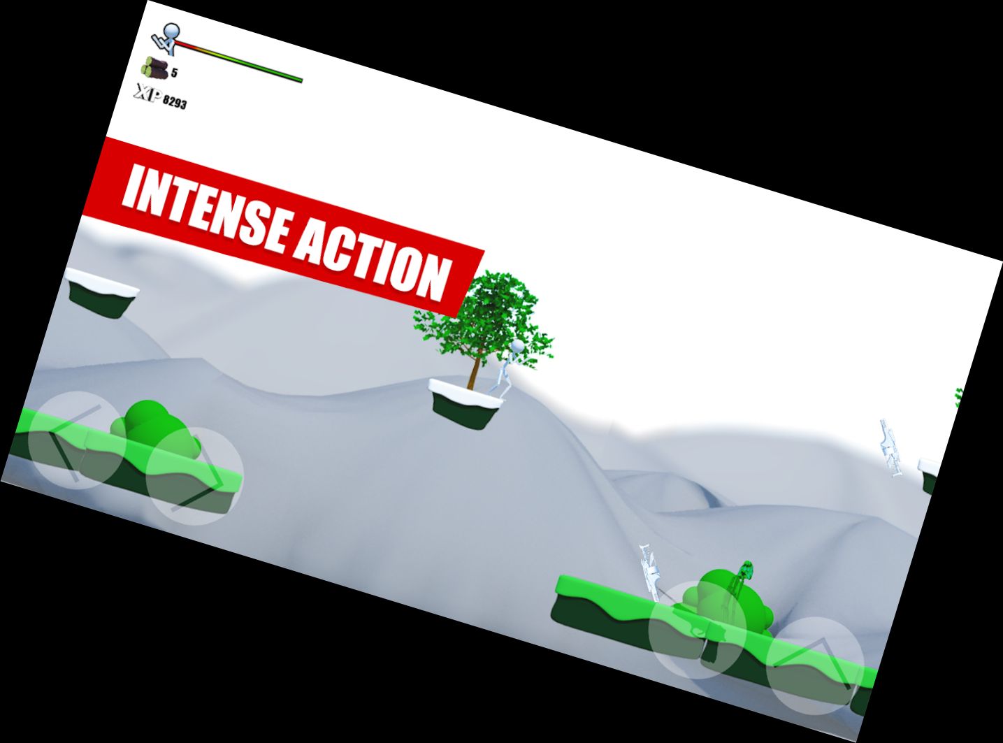 Stickman-Kampf Epos Kriegsschl