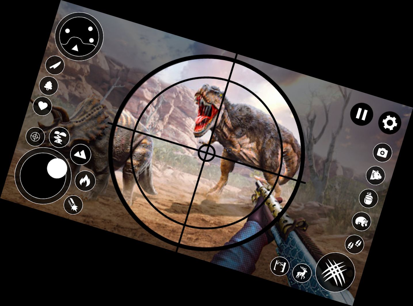 Echtes Dinosaurier-Jagd-Gewehr