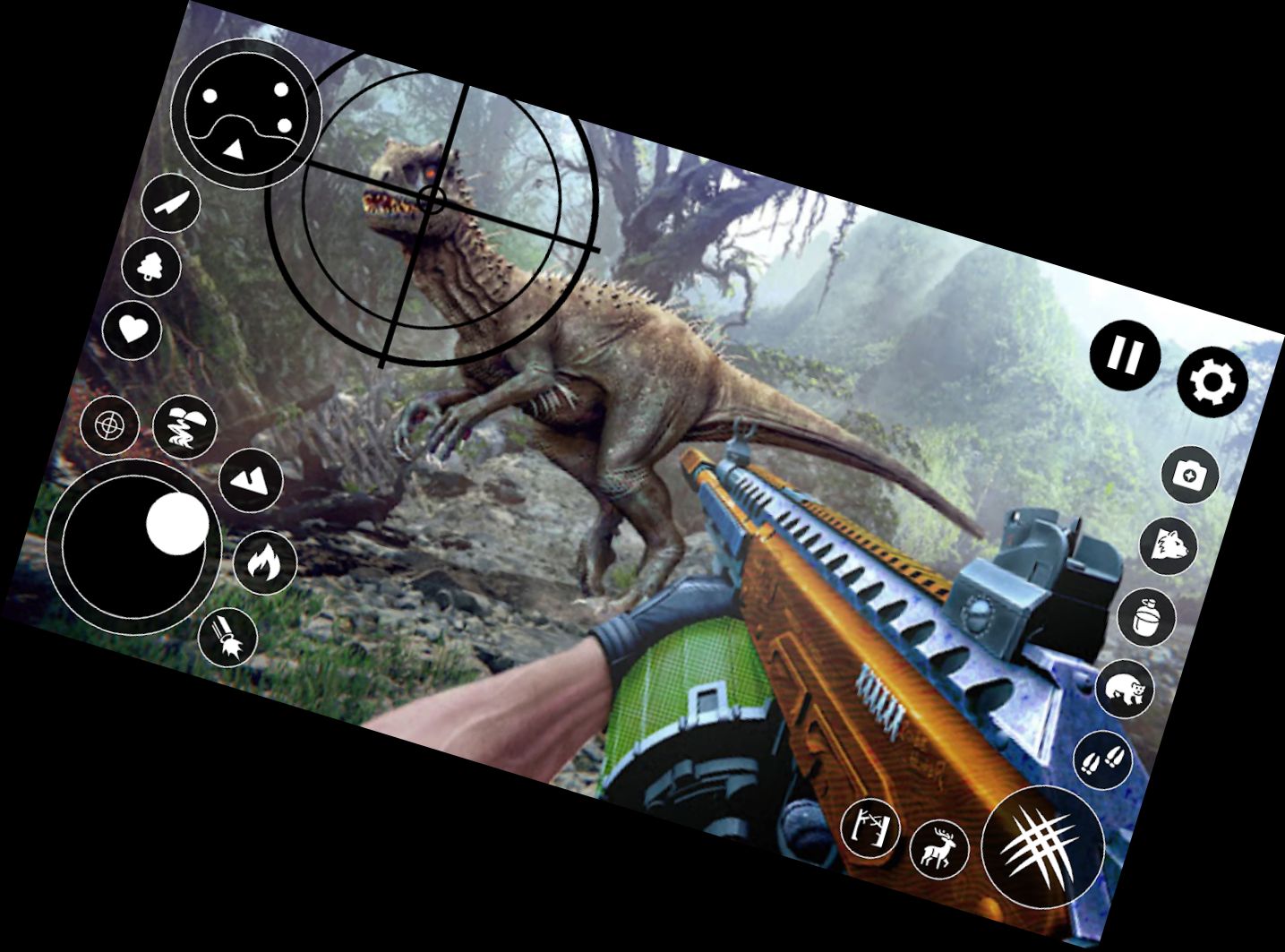 Authentic Dinosaur Shooting Adventure Game