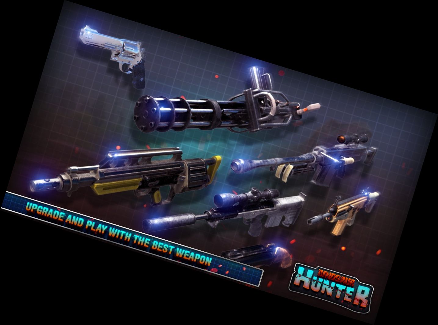 Echtes Dinosaurier-Jagd-Gewehr