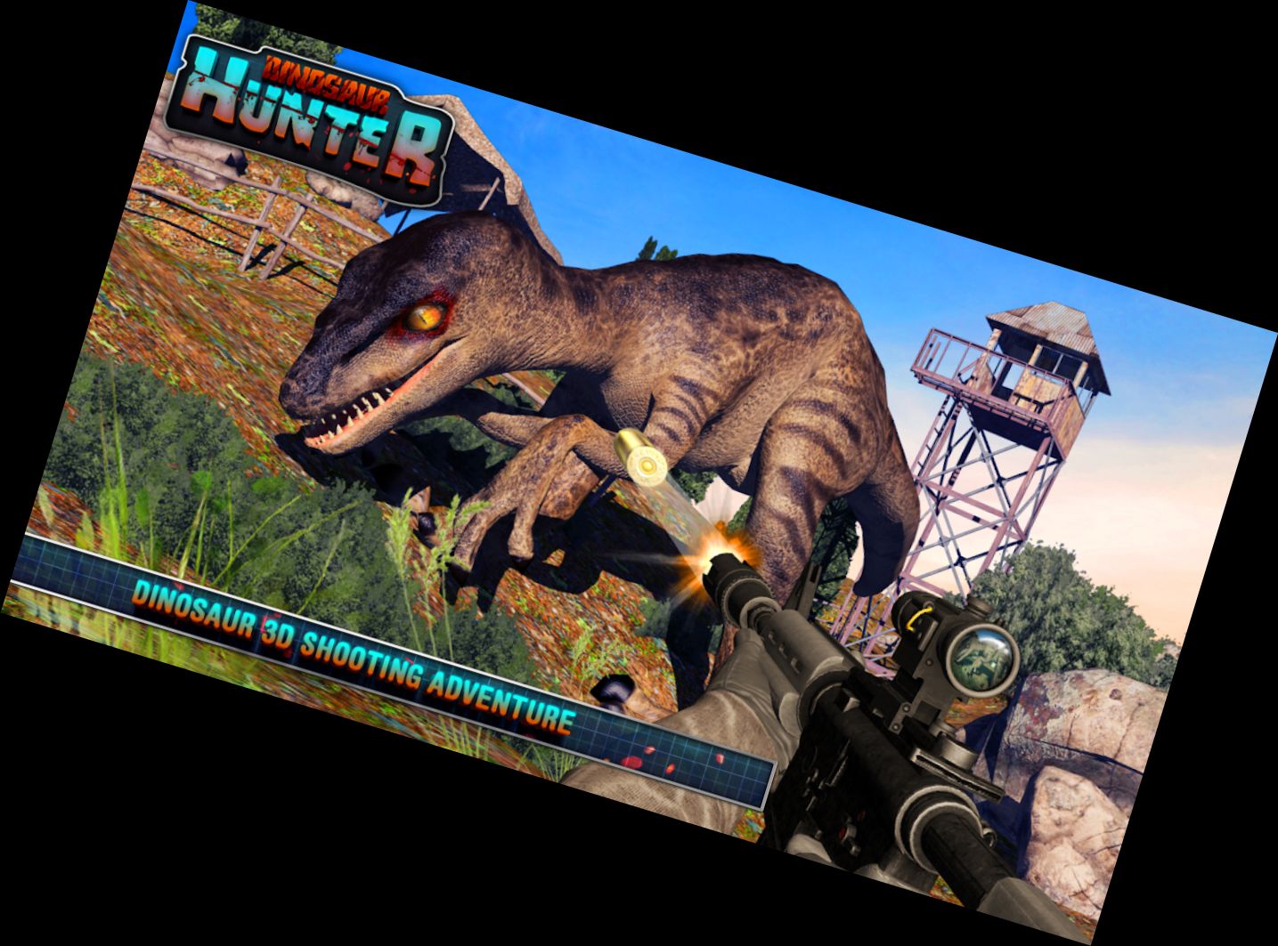 Authentic Dinosaur Shooting Adventure Game