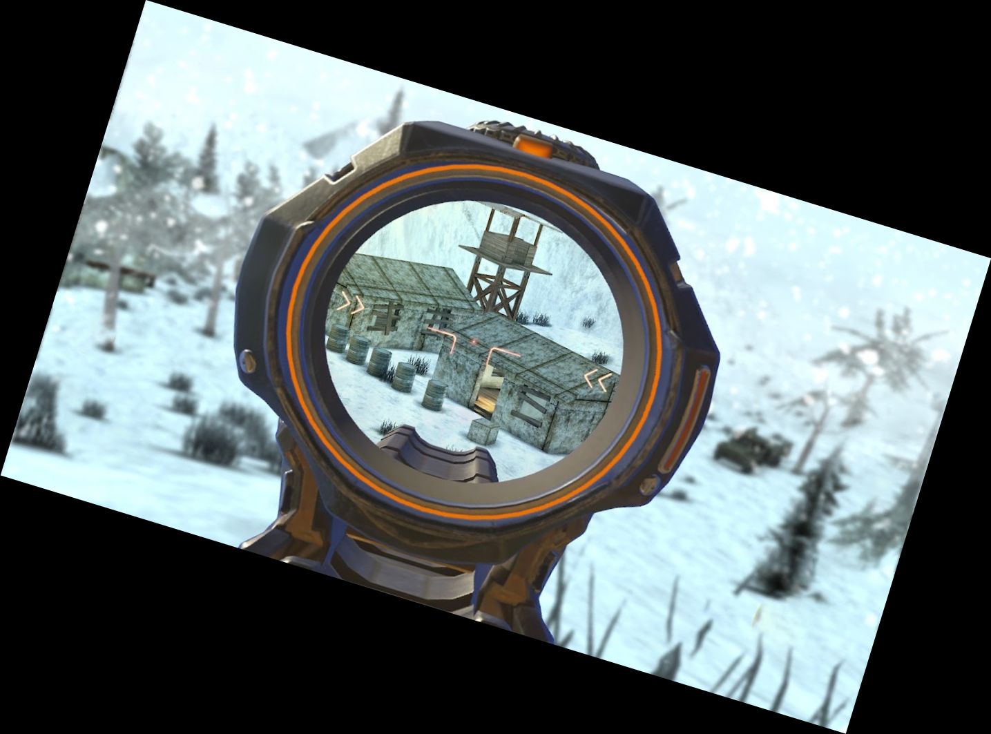 Ruf zum Krieg Schießspiel mit Waffen