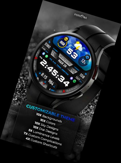 Digital WatchFace PER27 Galaxy